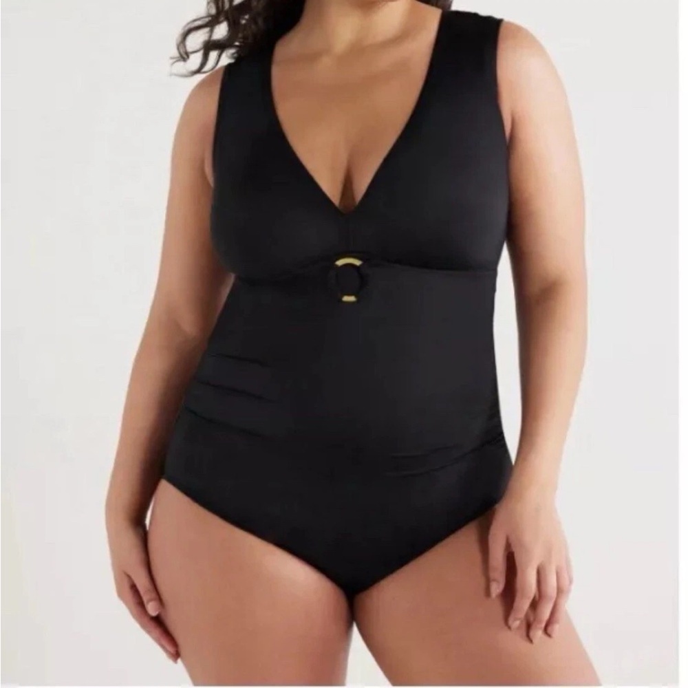 Embrace Your Curves by Miracle Brands Amelia One Piece Swimsuit, Size L